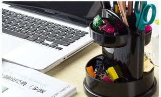 史泰博85105旋轉(zhuǎn)塑膠筆筒 桌面辦公的實(shí)用伴侶